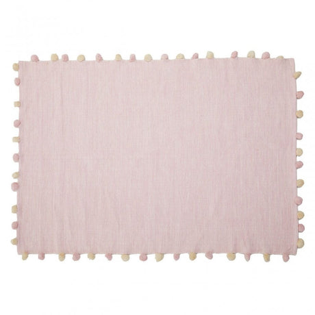 Kids Rectangular Pink Rug