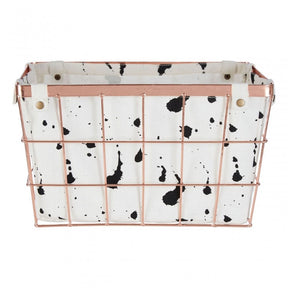 Rose Gold Iron Wireframe Basket