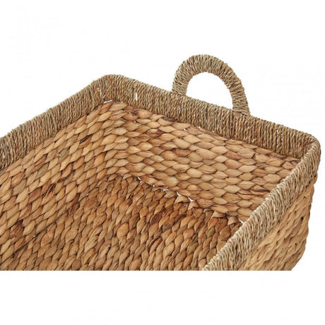 Double Seagrass Rim Storage Baskets