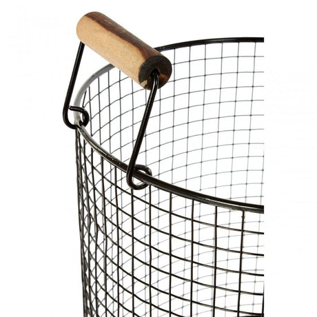 Black Wire Storage Baskets – Set Of 3