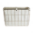 Large Gold Finish Iron Wire Storage Basket