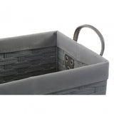 Lida Lattice Grey Rectangular Storage Baskets
