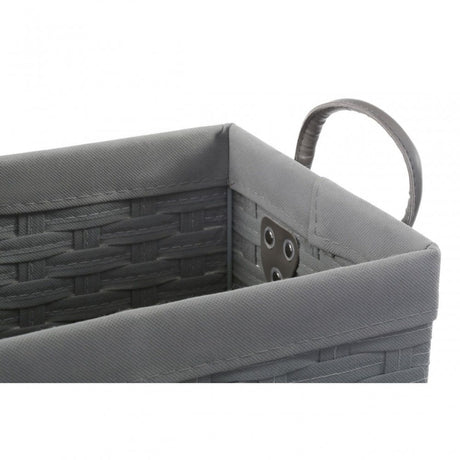 Lida Lattice Grey Rectangular Storage Baskets