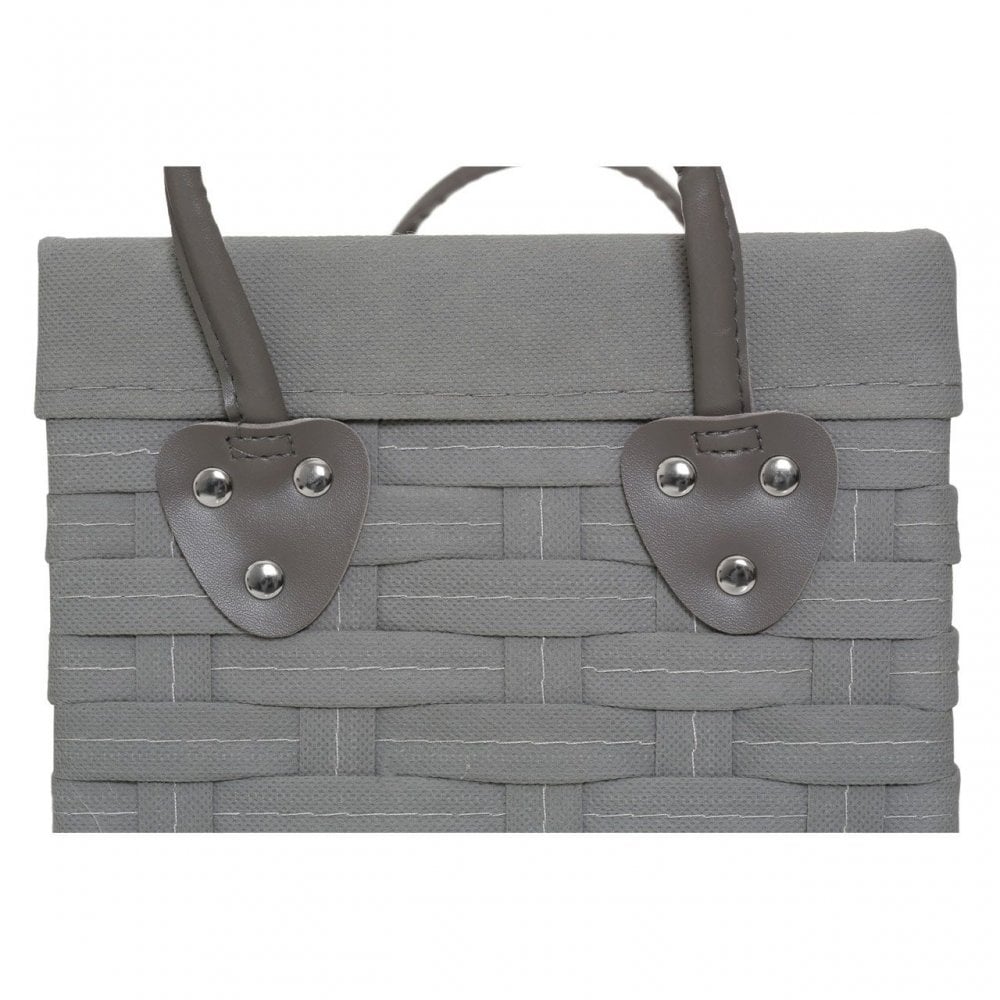 Lida Lattice Grey Rectangular Storage Baskets
