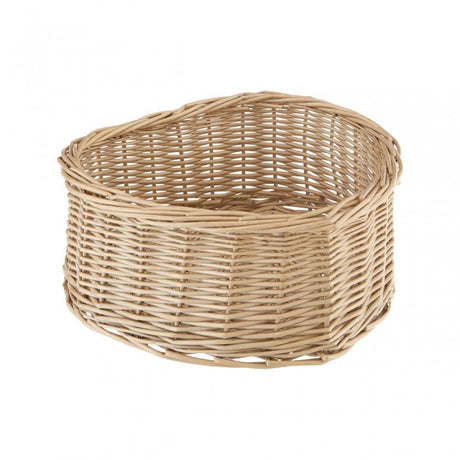 Grey Heart Shape Willow Basket