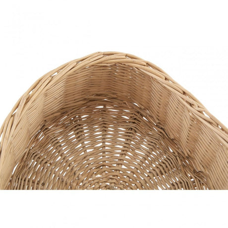Grey Heart Shape Willow Basket