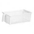 White Pp Storage Basket