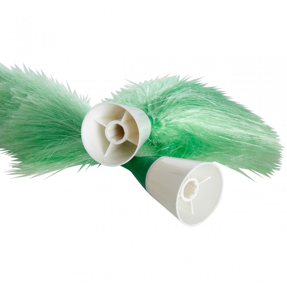 White And Greenrotating Duster