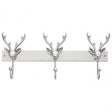 3 Hook Stag Head Hanger