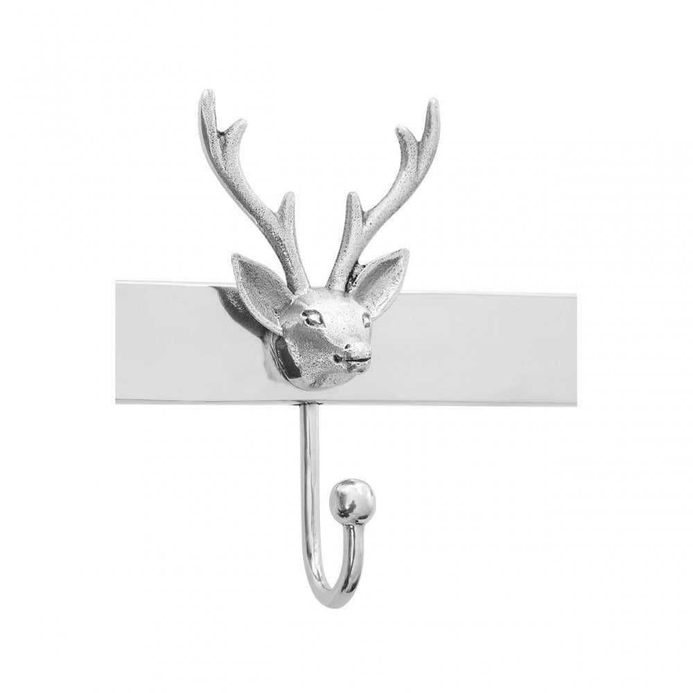 3 Hook Stag Head Hanger