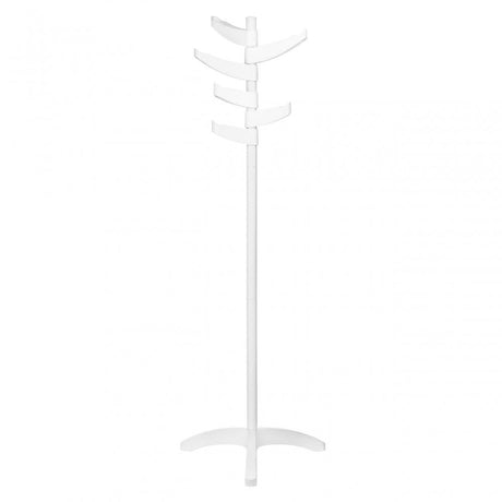 White Steel Abs Coat Stand