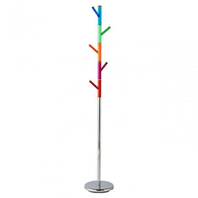 Multicoloured Acrylic Pegs Coat Stand