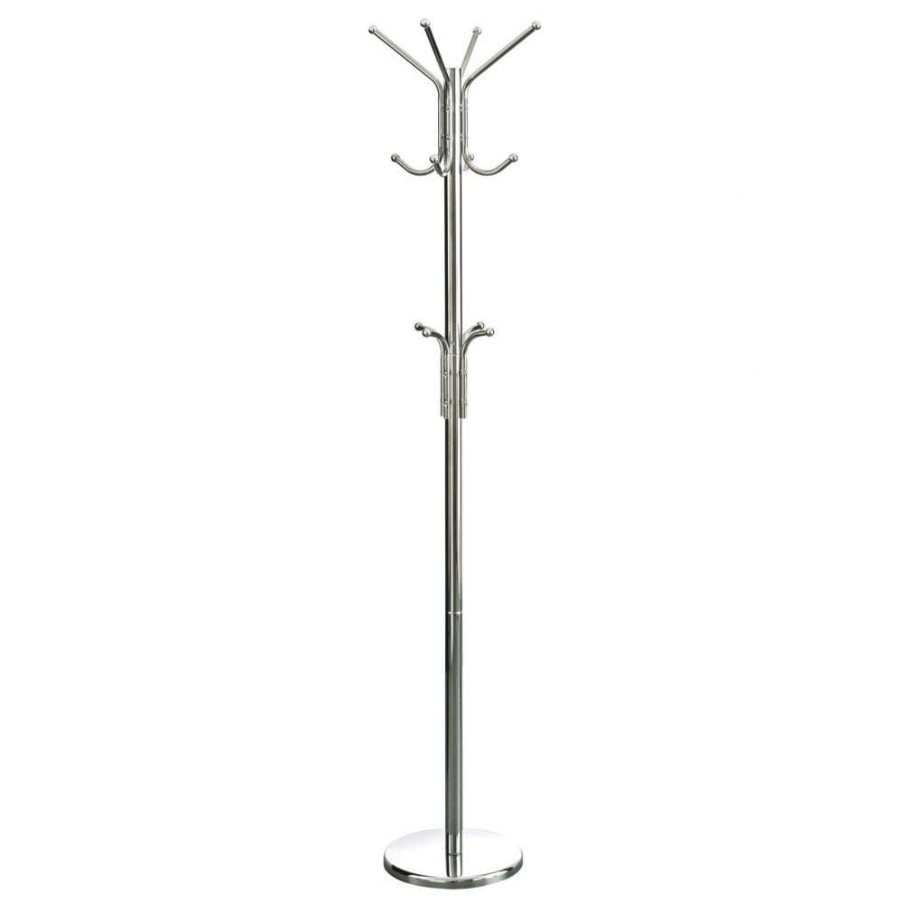 Chrome Floor Standing Coat Stand