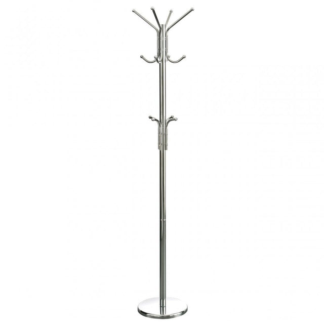 Chrome Floor Standing Coat Stand