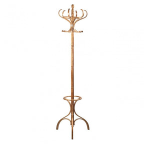 Oak Finish Floor Standing Coat Stand