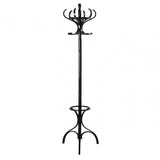 Black Finish Floor Standing Coat Stand