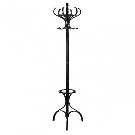 Black Finish Floor Standing Coat Stand