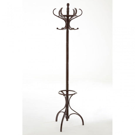 Mahogany Finish Coat Stand