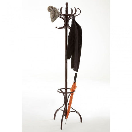 Mahogany Finish Coat Stand