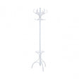 White Finish Floor Standing Coat Stand