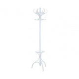 White Finish Floor Standing Coat Stand