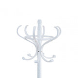 White Finish Floor Standing Coat Stand
