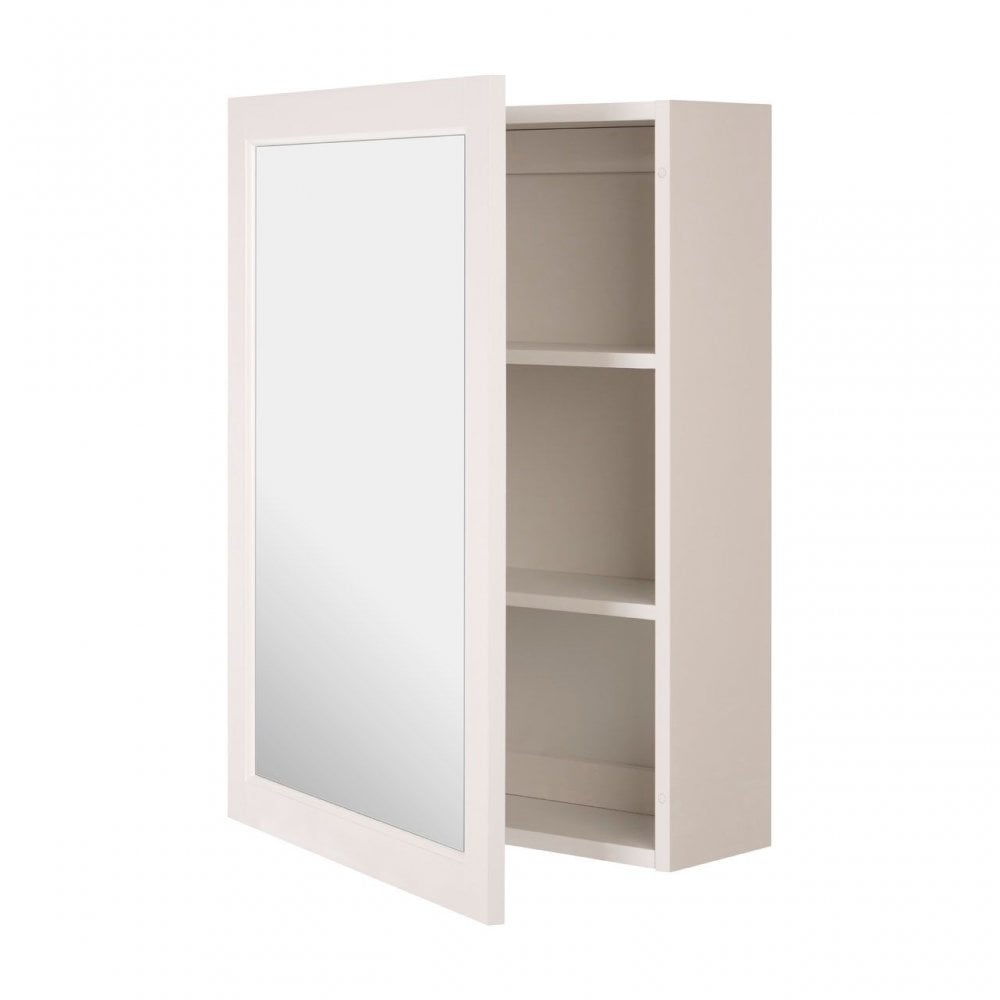 Mirrored Wall Cabinet With 2 Inner Shelves