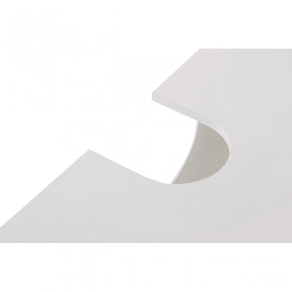 White Wood Under Sink Bathroom Cabinet