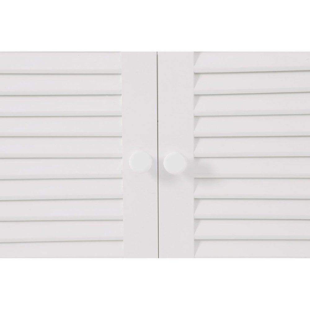 White Wood Under Sink Bathroom Cabinet