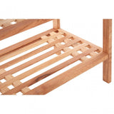 2 Tier Slatted Design Stackable Shoe Rack