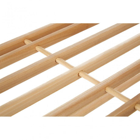 Natural And Cedar Wood 2 Tier Shoe Rack