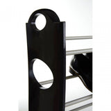 Black And Grey 4 Tier Shoe Rack