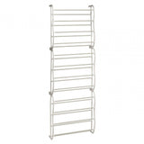 Over Door Cream 12 Tier Shoe Rack