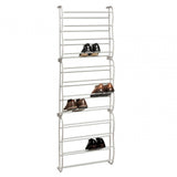 Over Door Cream 12 Tier Shoe Rack