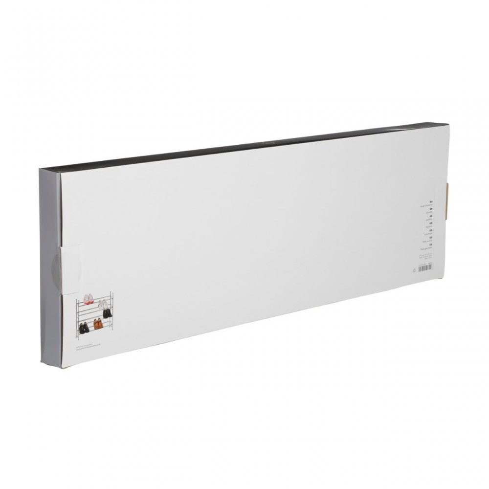 Extendable Chrome Frame 4 Tier Shoe Rack