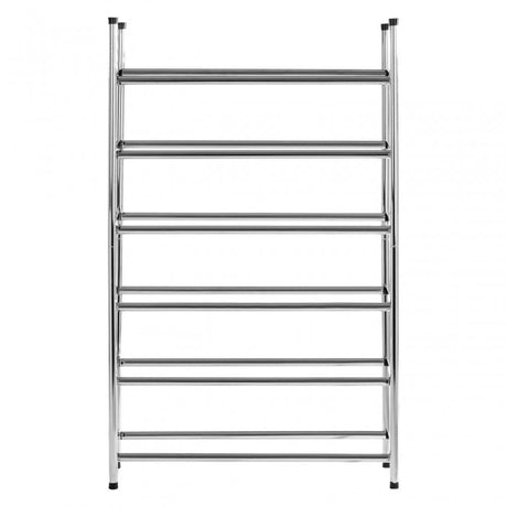 Six Tiers Chrome Shoe Rack