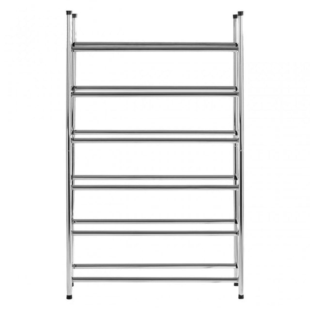 Six Tiers Chrome Shoe Rack