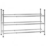 Three Tiers Chrome Shoe Rack