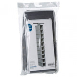 Grey And White Trim Shoe Organiser