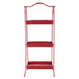 Lexa Red Metal Storage Rack