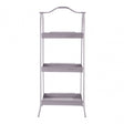 Lexa Grey Metal Storage Rack