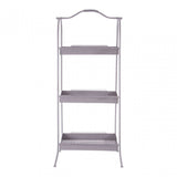 Lexa Grey Metal Storage Rack