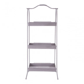 Lexa Grey Metal Storage Rack