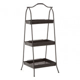 Lexa Black Metal Storage Rack