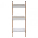 3 Tier Birch Wood Bathroom Shelf