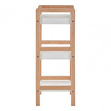 3 Tier Birch Wood Bathroom Shelf