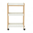 Nostra 3 Tiers Shelf Unit With Wheels