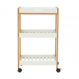 Nostra 3 Tiers Shelf Unit With Wheels