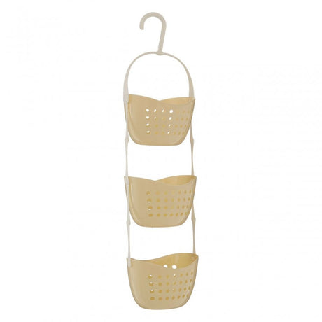 3 Tier Cream Shower Caddy