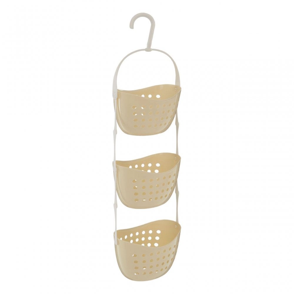3 Tier Cream Shower Caddy